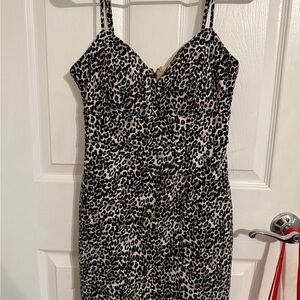 Teeze Me Leopard Bodycon Mini Dress